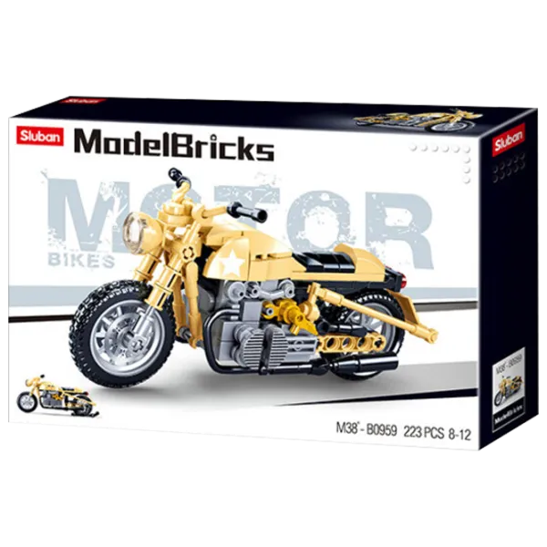 Constructor Sluban Motorcycle R75 Motocicletă/ Multicolor photo 1
