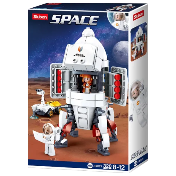 Constructor Sluban Saturn Landing Module Navă spațială/ White photo 1