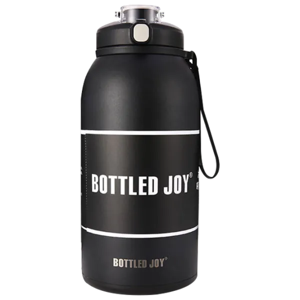 Sticlă pentru apă Bottled Joy Black photo 1 Sticlă pentru apă Bottled Joy Black photo 1