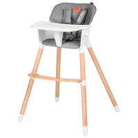 Стульчик для кормления Lionelo Koen (933-002) Трансформер/ 6 месяцев / Серый 
