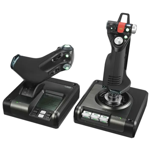 Джойстик Logitech G X52 HOTAS Проводная/ buttons/ Черный photo 1