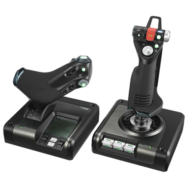 Джойстик Logitech G X52 HOTAS Проводная/ buttons/ Черный photo 1