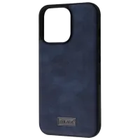 Чехол для смартфона Apple iPhone 13 Pro Max SULADA/ Back/ Кожа/ Черный Синий