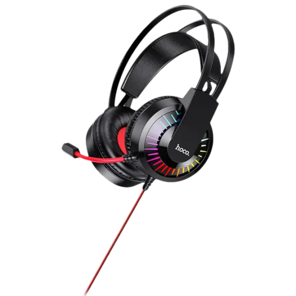 Наушники Hoco W105 Joyful Красный Проводная/ Игровой photo 1 Наушники Hoco W105 Joyful Красный Проводная/ Игровой photo 1