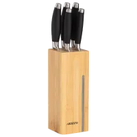 Set de cuțite Ardesto AR2106SB Oțel inoxidabil / Black