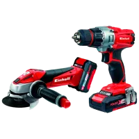 Шлифовальная машина Einhell PXC TE-TK 18 Li Kit (CD+AG) Угловая/ Красный