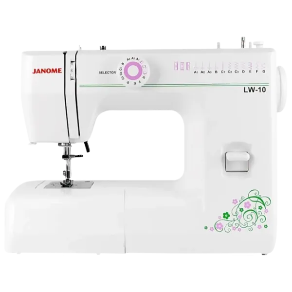 Mașină de cusut Janome LW-10 Electromecanică/ White photo 1