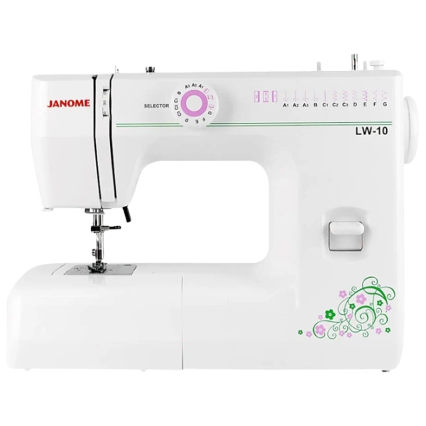 Mașină de cusut Janome LW-10 Electromecanică/ White photo 1