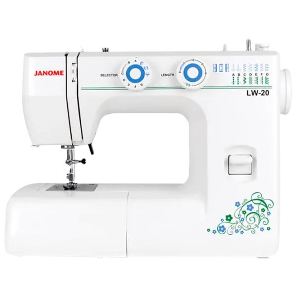 Mașină de cusut Janome LW-20 Electromecanică/ White photo 1