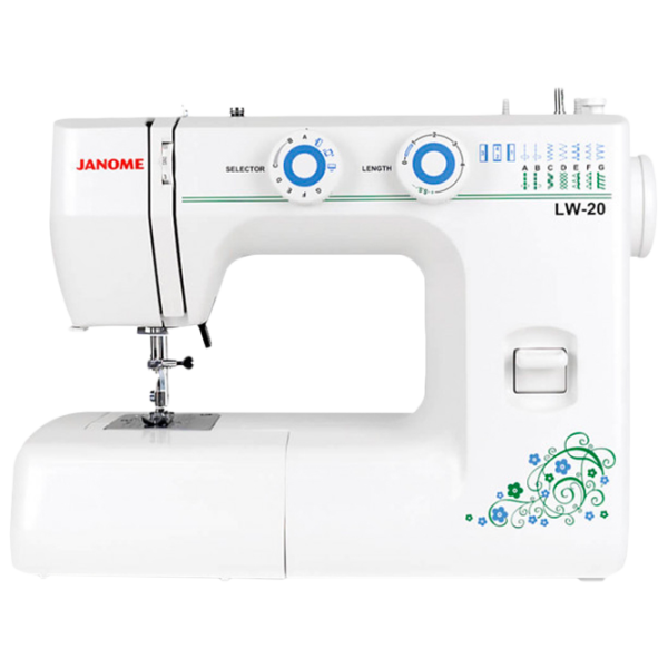 Mașină de cusut Janome LW-20 Electromecanică/ White photo 1