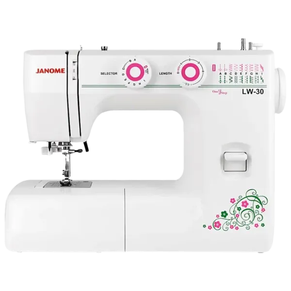Mașină de cusut Janome LW-30 Electromecanică/ White photo 1