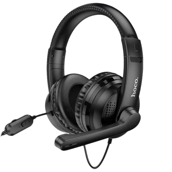 Căști Hoco W103 Magic Tour Black Cu fir/ Gaming photo 1