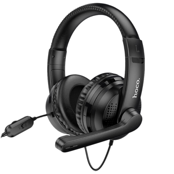 Căști Hoco W103 Magic Tour Black Cu fir/ Gaming photo 1