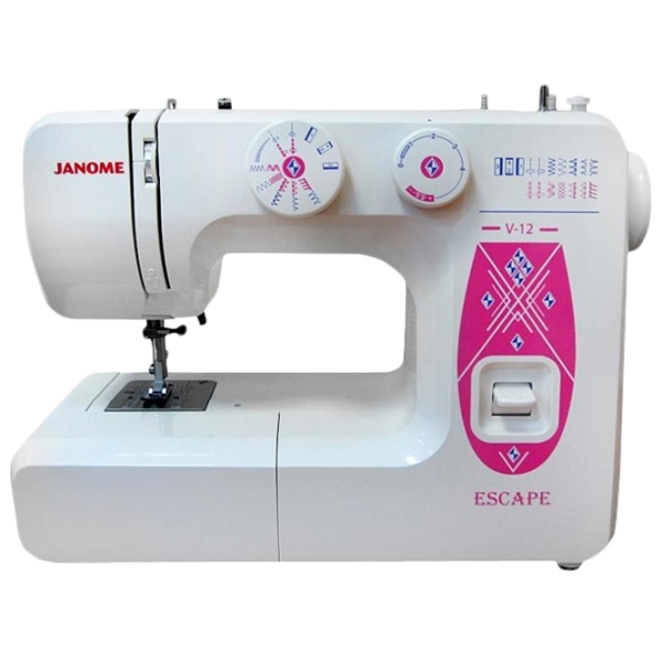 Mașină de cusut Janome Escape V-12 Electromecanică/ White photo 1