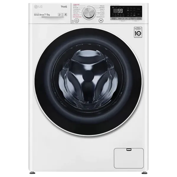 Mașină de spălat cu uscător LG F2DV5S7S0E 7 kg / 1200 rpm / White photo 1