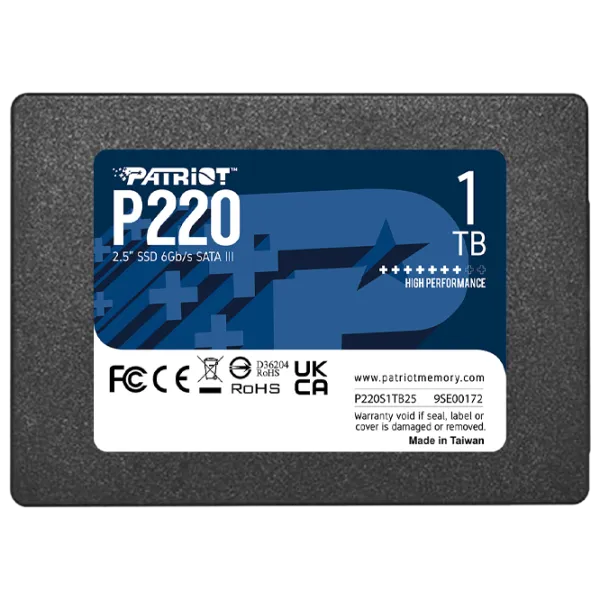 SSD Patriot P220 1 ТБ 2.5'' photo 1