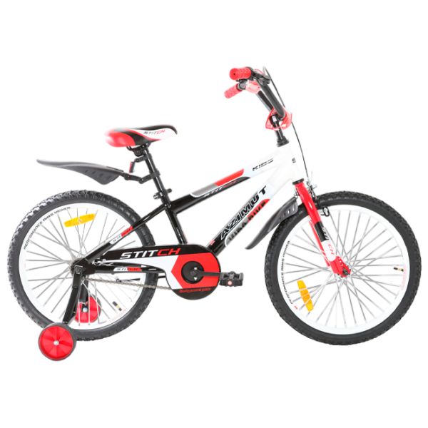 Bicicletă Azimut Stitch 20" 20" Oțel/ Red White photo 1 Bicicletă Azimut Stitch 20" 20" Oțel/ Red White photo 1
