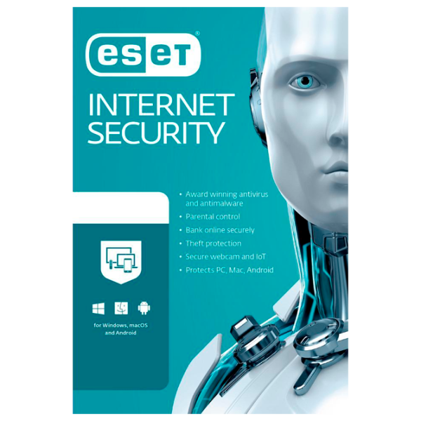 Antivirus ESET NOD32 Internet Security 4Dev 1 Year 4/ Карточка photo 1