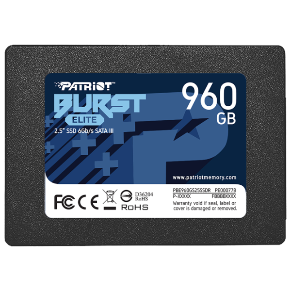 SSD Patriot Burst Elite 960 GB 2.5'' photo 1 SSD Patriot Burst Elite 960 GB 2.5'' photo 1