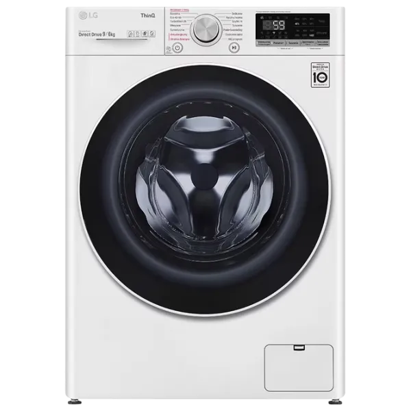 Mașină de spălat cu uscător LG F4DV509S0E 9 kg / 1400 rpm / White photo 1