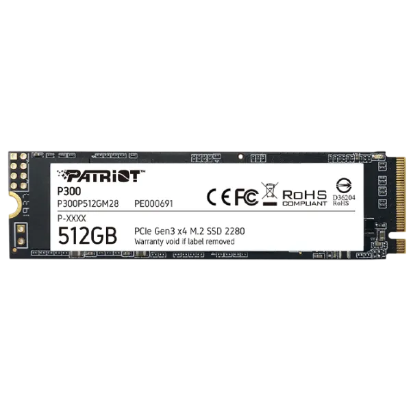 SSD Patriot P300 512 ГБ M.2 NVMe photo 1