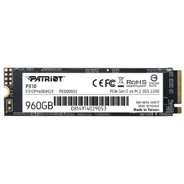 SSD Patriot P310 960 GB M.2 NVMe photo 1