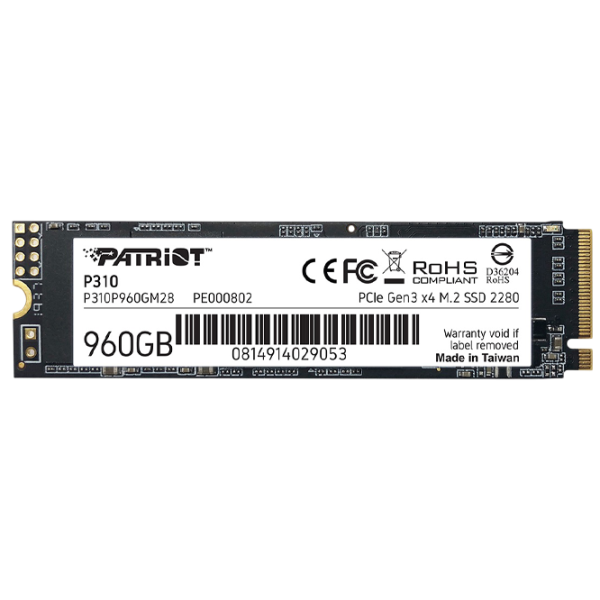 SSD Patriot P310 960 GB M.2 NVMe photo 1