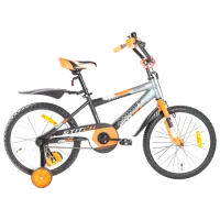 Велосипед Azimut Stitch 18" 18" Сталь/ Оранжевый Черный