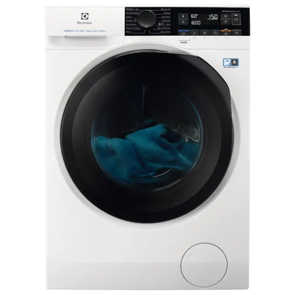 Mașină de spălat cu uscător Electrolux EW8WN261B 10 kg / 1600 rpm / White photo 1