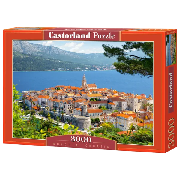 Puzzle 2D Castorland Korcula, Croația 9+/ Numărul de piese: 3000 photo 1