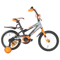 Велосипед Azimut Stitch 14" 14" Сталь/ Оранжевый Черный