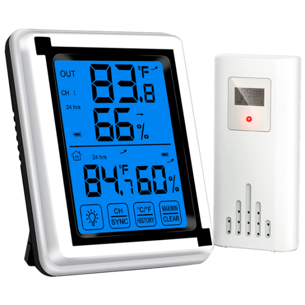 Stație meteorologică VAUNO EN8822C-1 White photo 1