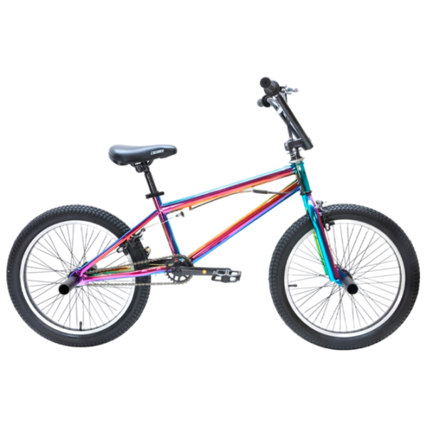 Bicicletă Crosser BMX 20" Aluminiu/ Rainbow Black photo 1 Bicicletă Crosser BMX 20" Aluminiu/ Rainbow Black photo 1