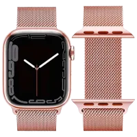 Ремешок Apple Watch WA03 Simple beauty series Металл/
42 / 44 / 45 / 49 мм / Роза Золотой