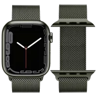 Ремешок Apple Watch WA03 Simple beauty series Металл/
42 / 44 / 45 / 49 мм / Зеленый 
