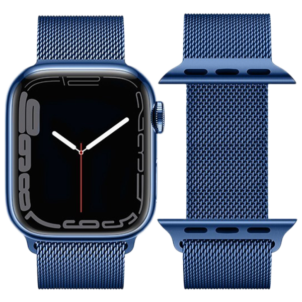 Ремешок Apple Watch WA03 Simple beauty series Металл/
38, 40, 41 мм / Синий  photo 1