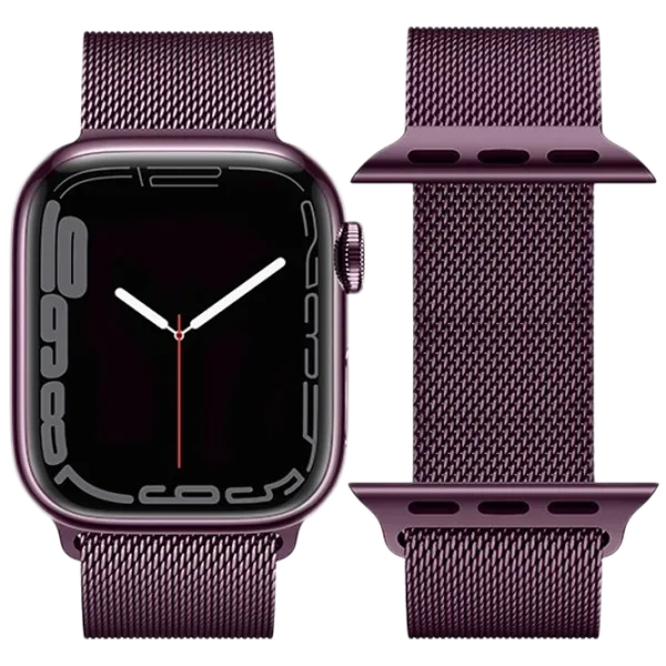 Ремешок Apple Watch WA03 Simple beauty series Металл/
42 / 44 / 45 / 49 мм / Черный Currant photo 1