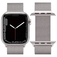 Ремешок Apple Watch WA03 Simple beauty series Металл/
42 / 44 / 45 / 49 мм / Белый Космос