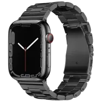 Ремешок Apple Watch WA10 Grand series three-bead Металл/
38, 40, 41 мм / Черный 