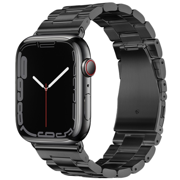 Curelușă Apple Watch WA10 Grand series three-bead Metal/
42 / 44 / 45 / 49 mm / Black  photo 1 Curelușă Apple Watch WA10 Grand series three-bead Metal/
42 / 44 / 45 / 49 mm / Black  photo 1