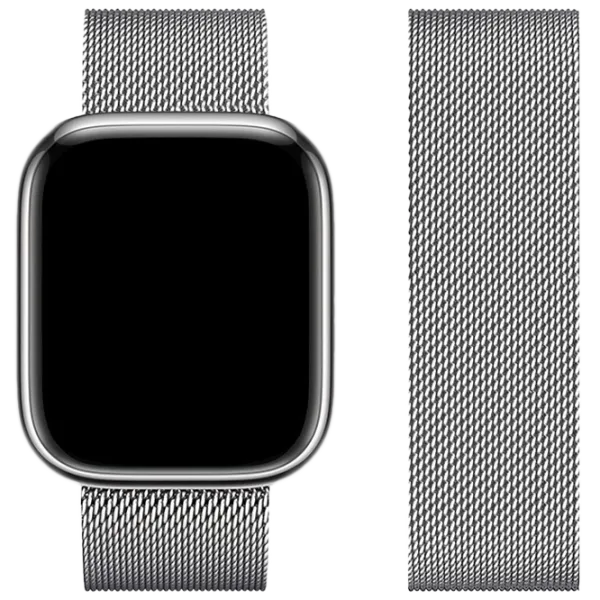 Curelușă Apple Watch WA03 Simple beauty series Metal/
42 / 44 / 45 / 49 mm / Silver  photo 1 Curelușă Apple Watch WA03 Simple beauty series Metal/
42 / 44 / 45 / 49 mm / Silver  photo 1