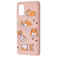 Чехол для смартфона Samsung Galaxy A02s WAVE/ Back/ TPU/ Sand Розовый