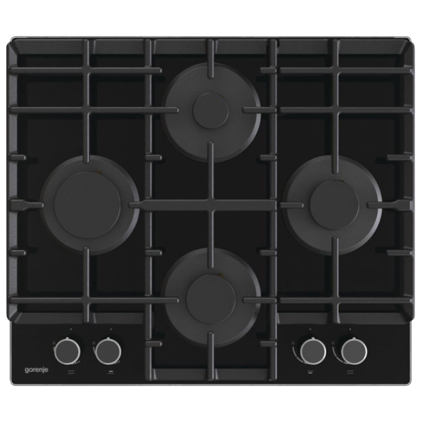 Plită încorporabilă pe gaz Gorenje GT 6D42 AB Sticlă călită/ Black photo 1