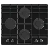 Газовая варочная панель Gorenje GT 6D42 AB Закаленное стекло/ Черный