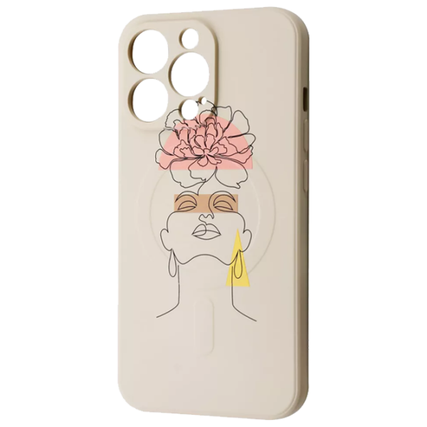 Husă pentru smartphone Apple iPhone 13 Pro WAVE/ Back/ TPU/ Girl Beige photo 1