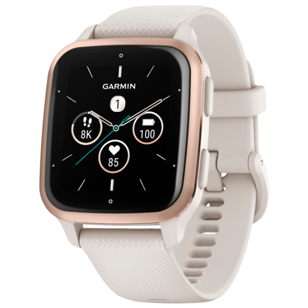 Ceas inteligent Garmin Venu Sq 2 – Music Edition 1.41"/ 010-02700-11/ Peach Gold Ivory photo 1