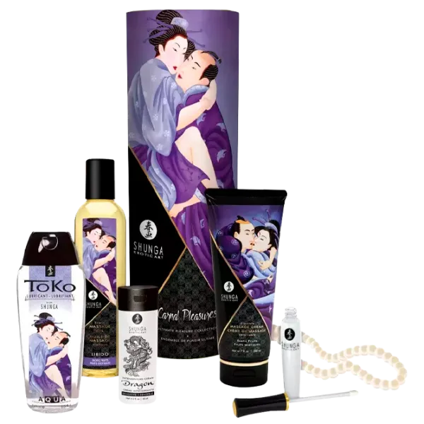 Масло для массажа Shunga Secret Set New Carna без запаха/ Прозрачный photo 1