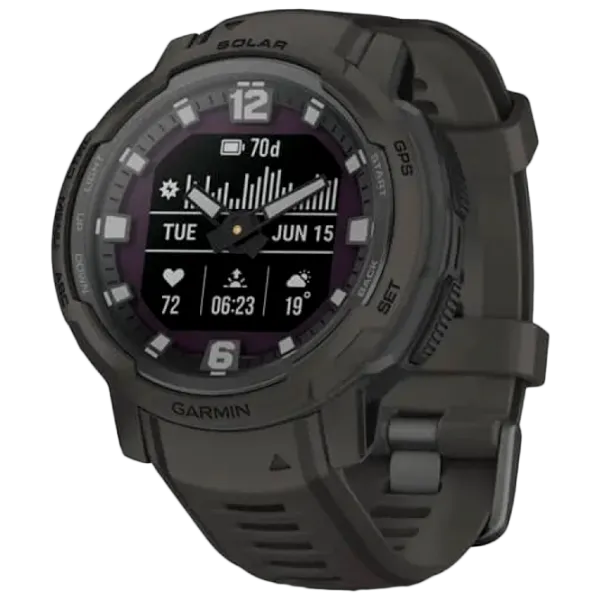 Ceas inteligent Garmin Instinct Crossover Solar 0.9"/ 010-02730-01/ Graphite Graphite photo 1