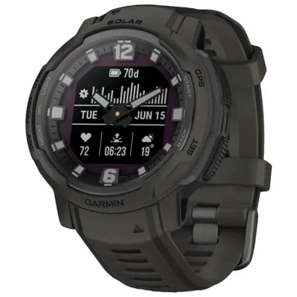 Ceas inteligent Garmin Instinct Crossover Solar 0.9"/ 010-02730-01/ Graphite Graphite photo 1