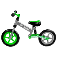 Bicicletă fără pedale Spokey Off-Road 12" 15" Metal/ Green Gray